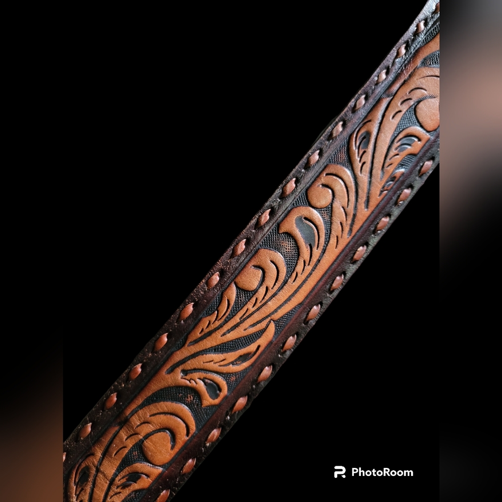Justin brand leather belt